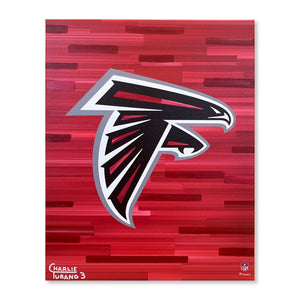 Atlanta Falcons 16" x 20" Embellished Giclee