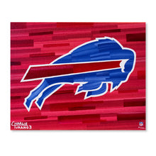 Load image into Gallery viewer, Buffalo Bills 16&quot; x 20&quot; Embellished Giclee