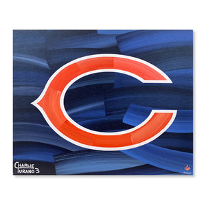 Chicago Bears 16" x 20" Embellished Giclee
