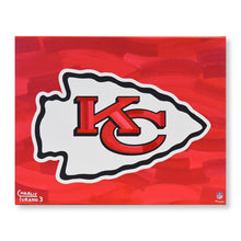Load image into Gallery viewer, Kansas City Chiefs 16&quot; x 20&quot; Embellished Giclee