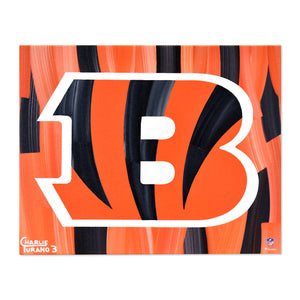 Cincinnati Bengals 16" x 20" Embellished Giclee