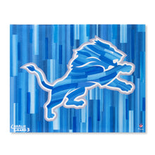 Load image into Gallery viewer, Detroit Lions 16&quot; x 20&quot; Embellished Giclee