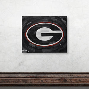 Georgia Bulldogs 16" x 20" Original Artwork (Black)