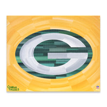 Load image into Gallery viewer, Green Bay Packers 16&quot; x 20&quot; Embellished Giclee