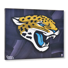 Load image into Gallery viewer, Jacksonville Jaguars 16&quot; x 20&quot; Embellished Giclee