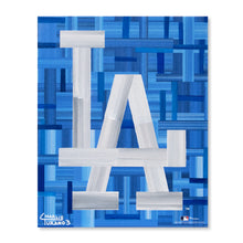 Load image into Gallery viewer, Los Angeles Dodgers 16&quot; x 20&quot; Embellished Giclee (LA)
