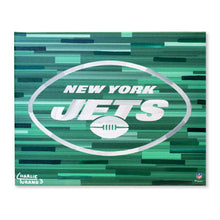 Load image into Gallery viewer, New York Jets 16&quot; x 20&quot; Embellished Giclee