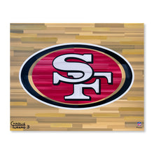 Load image into Gallery viewer, San Francisco 49ers 16&quot; x 20&quot; Embellished Giclee