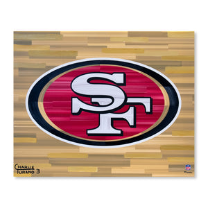 San Francisco 49ers 16" x 20" Embellished Giclee