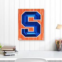 Load image into Gallery viewer, Syracuse Orange 16&quot; x 20&quot; Embellished Giclee