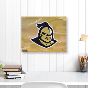 UCF Knights 16" x 20" Embellished Giclee (Knight)