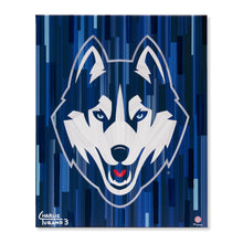 Load image into Gallery viewer, UConn Huskies 16&quot; x 20&quot; Embellished Giclee