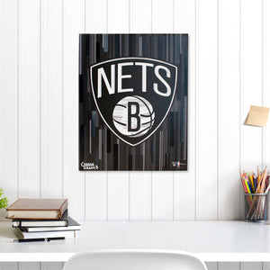 Brooklyn Nets 16" x 20" Embellished Giclee