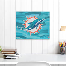 Load image into Gallery viewer, Miami Dolphins 16&quot; x 20&quot; Embellished Giclee