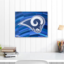Load image into Gallery viewer, Los Angeles Rams 16&quot; x 20&quot; Embellished Giclee