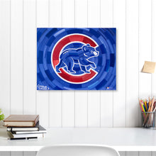 Load image into Gallery viewer, Chicago Cubs 16&quot; x 20&quot; Embellished Giclee (Bear)