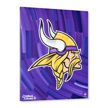 Load image into Gallery viewer, Minnesota Vikings 16&quot; x 20&quot; Embellished Giclee