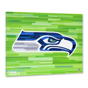 Seattle Seahawks 16" x 20" Embellished Giclee