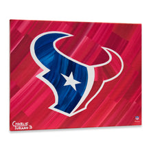 Load image into Gallery viewer, Houston Texans 16&quot; x 20&quot; Embellished Giclee