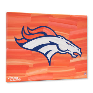 Denver Broncos 16" x 20" Embellished Giclee