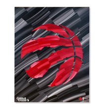 Load image into Gallery viewer, Toronto Raptors 16&quot; x 20&quot; Embellished Giclee