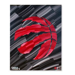 Toronto Raptors 16" x 20" Embellished Giclee