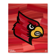 Load image into Gallery viewer, Louisville Cardinals 16&quot; x 20&quot; Embellished Giclee