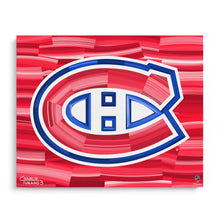 Load image into Gallery viewer, Montreal Canadiens 16&quot; x 20&quot; Embellished Giclee