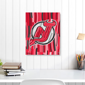 New Jersey Devils 16" x 20" Embellished Giclee