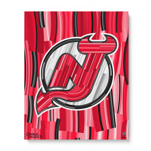 New Jersey Devils 16" x 20" Embellished Giclee