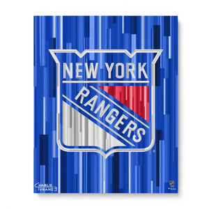New York Rangers 16" x 20" Embellished Giclee