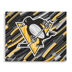 Pittsburgh Penguins 16" x 20" Embellished Giclee