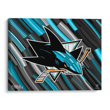 Load image into Gallery viewer, San Jose Sharks 16&quot; x 20&quot; Embellished Giclee