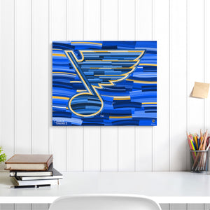 St. Louis Blues 16" x 20" Embellished Giclee