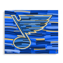Load image into Gallery viewer, St. Louis Blues 16&quot; x 20&quot; Embellished Giclee