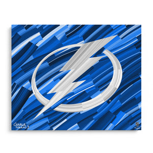 Tampa Bay Lightning 16" x 20" Embellished Giclee
