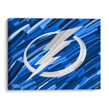 Load image into Gallery viewer, Tampa Bay Lightning 16&quot; x 20&quot; Embellished Giclee