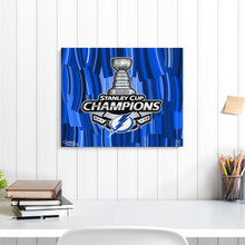 Load image into Gallery viewer, 2020 Stanley Cup Champions 16&quot; x 20&quot; Embellished Giclee