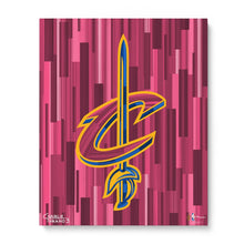 Load image into Gallery viewer, Cleveland Cavaliers 16&quot; x 20&quot; Embellished Giclee