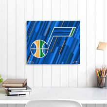 Load image into Gallery viewer, Utah Jazz 16&quot; x 20&quot; Embellished Giclee