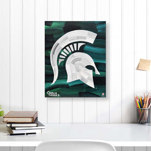 Michigan State Spartans 16" x 20" Embellished Giclee