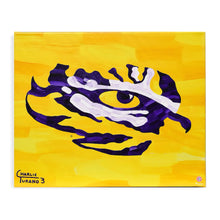 Load image into Gallery viewer, LSU Tigers 16&quot; x 20&quot; Embellished Giclee