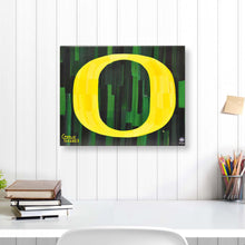 Load image into Gallery viewer, Oregon Ducks 16&quot; x 20&quot; Embellished Giclee