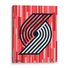 Load image into Gallery viewer, Portland Trailblazers 16&quot; x 20&quot; Embellished Giclee