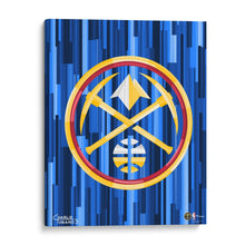 Load image into Gallery viewer, Denver Nuggets 16&quot; x 20&quot; Embellished Giclee