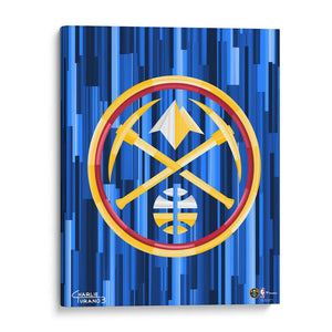 Denver Nuggets 16" x 20" Embellished Giclee