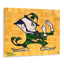 Load image into Gallery viewer, Notre Dame 16&quot; x 20&quot; Embellished Giclee (Leprechaun)