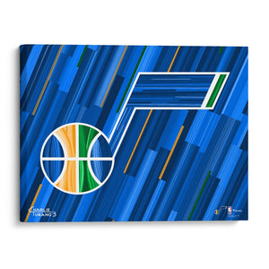 Utah Jazz 16" x 20" Embellished Giclee
