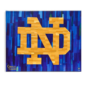 Notre Dame 16" x 20" Embellished Giclee (ND)