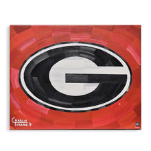 Load image into Gallery viewer, Georgia Bulldogs 16&quot; x 20&quot; Embellished Giclee (Red)